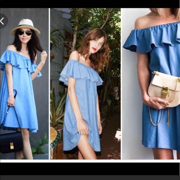 Alexa Chung for AG Denim Chambray Dress, xs - Picture 9 of 9